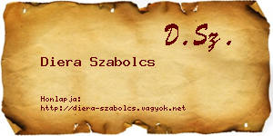 Diera Szabolcs névjegykártya